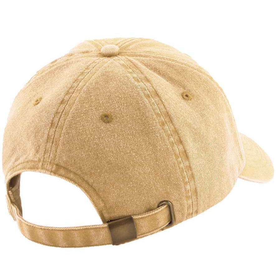 Vintage Mustard 100% Brushed Cotton Pastel Cap