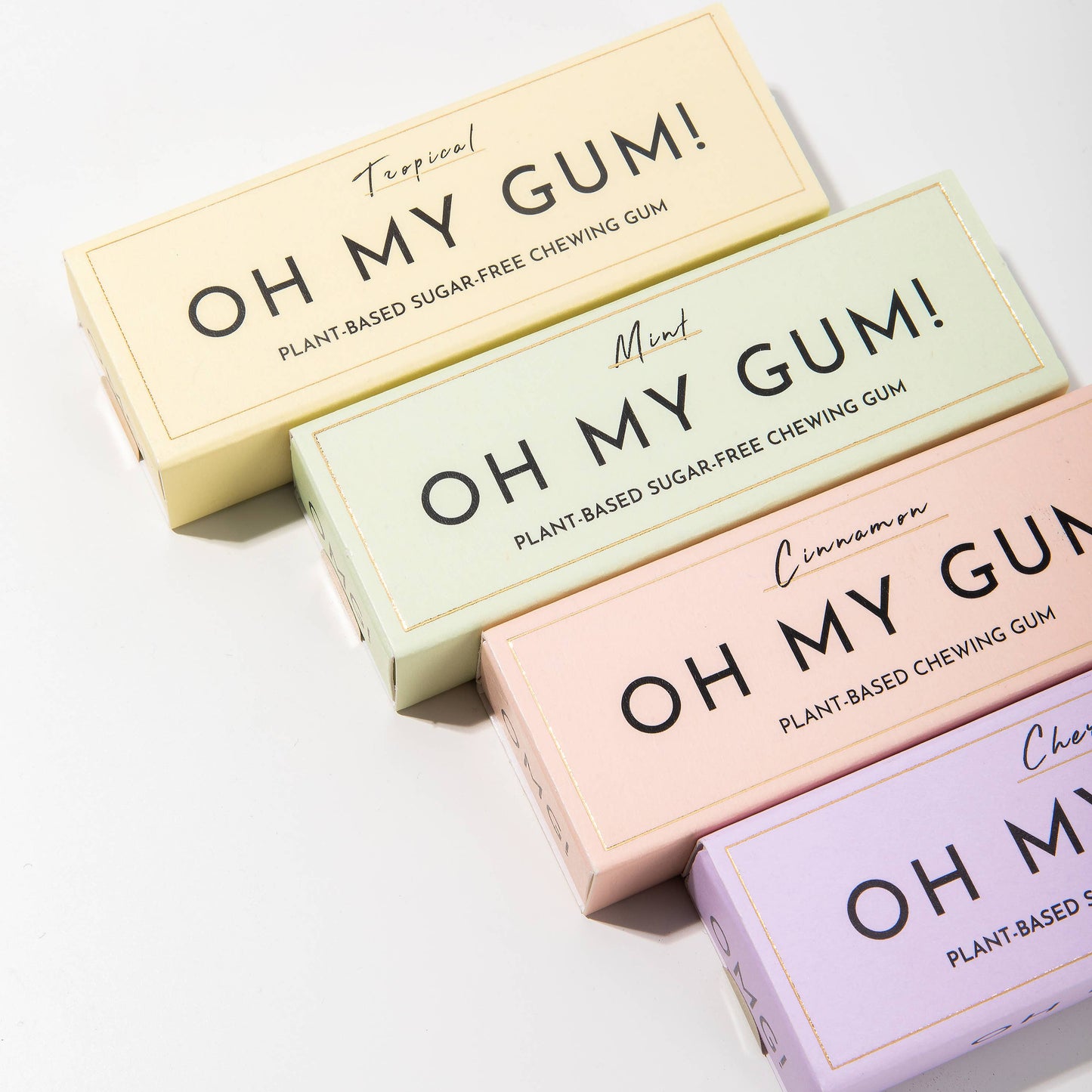 100% Plant Derived, Vegan Chewing Gum - Tropical