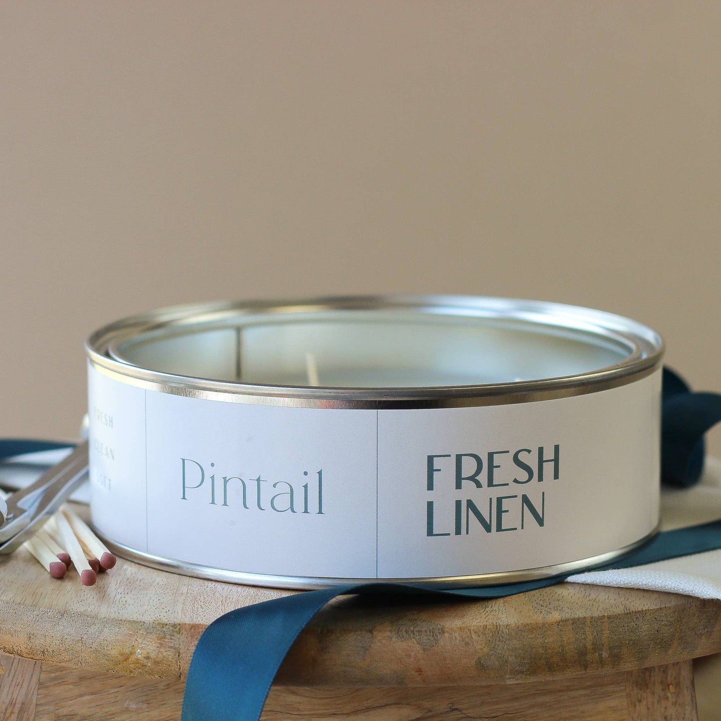 Fresh Linen Triple Wick Scented Candles | 3 Wick Candles