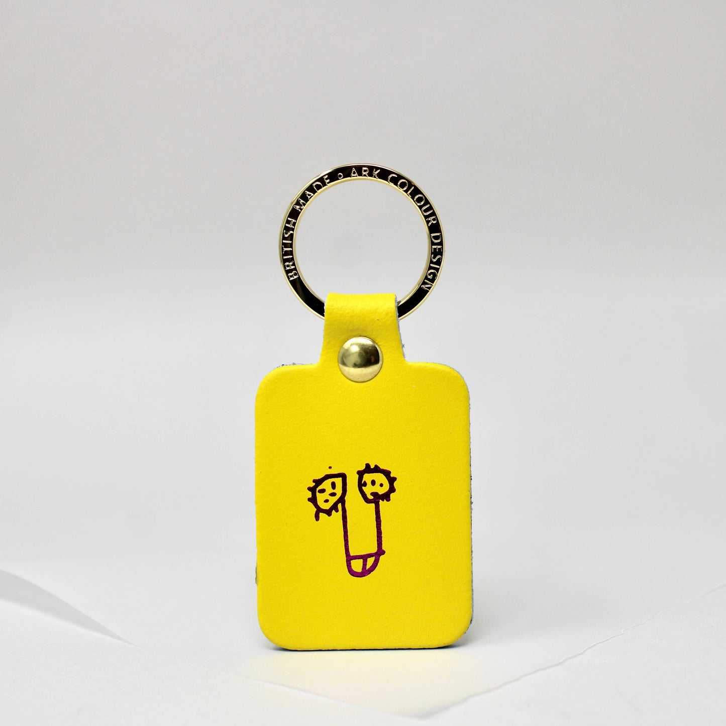 Willy Key Fob: Bright Yellow