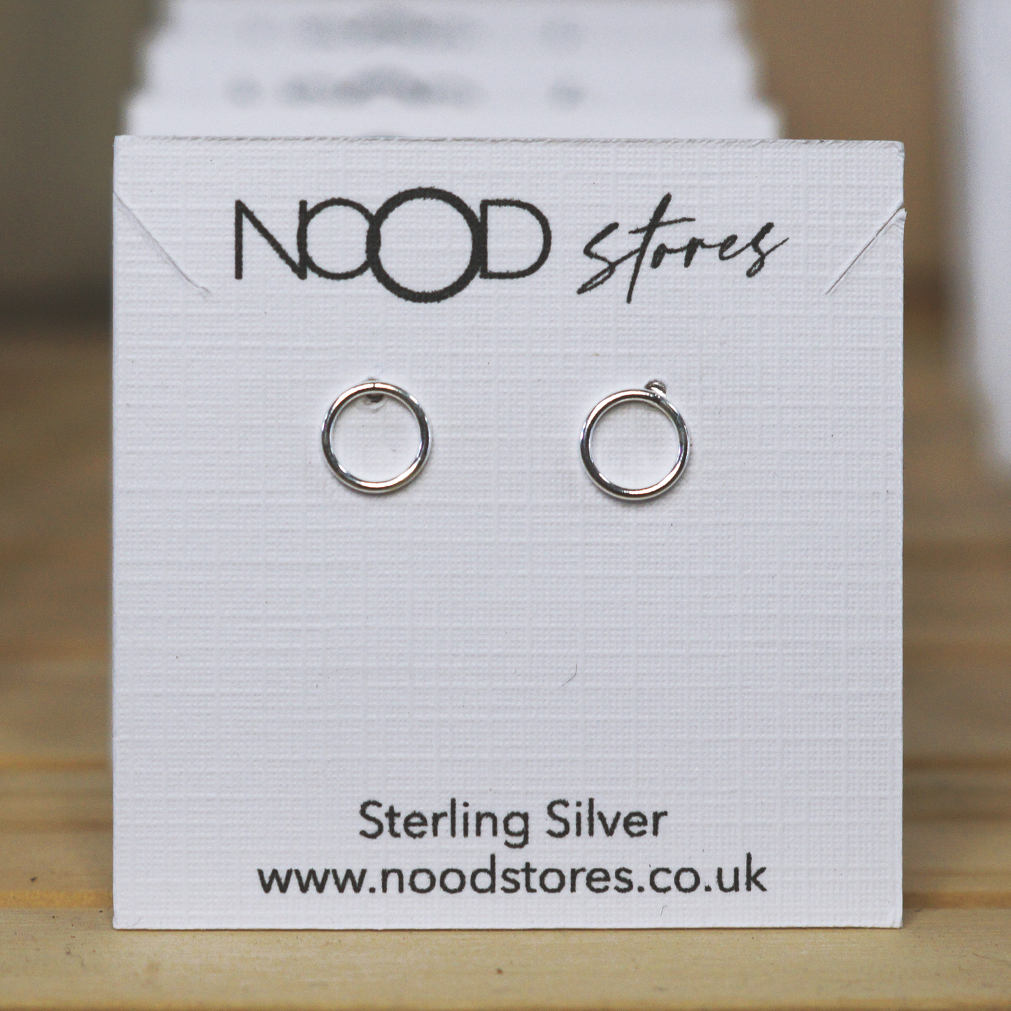 Circle Studs - Silver