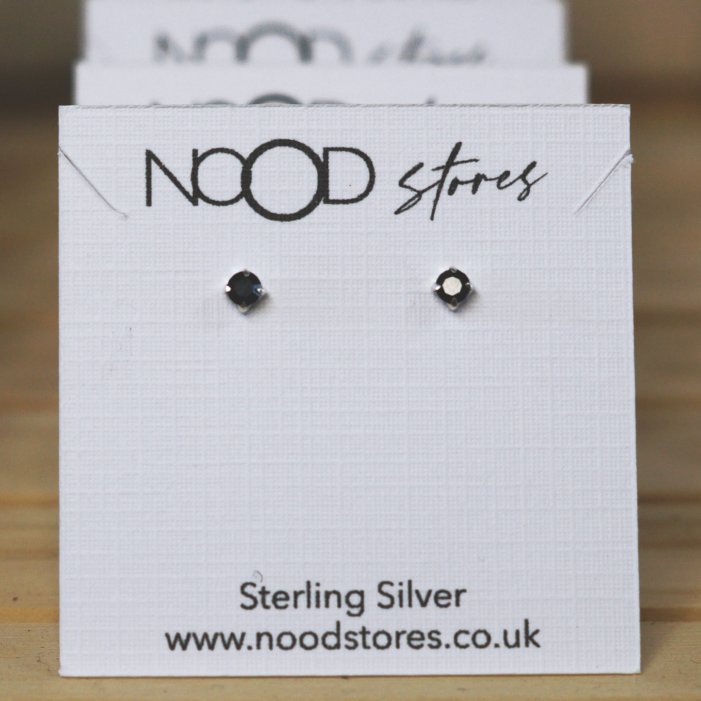 Black Gem Studs