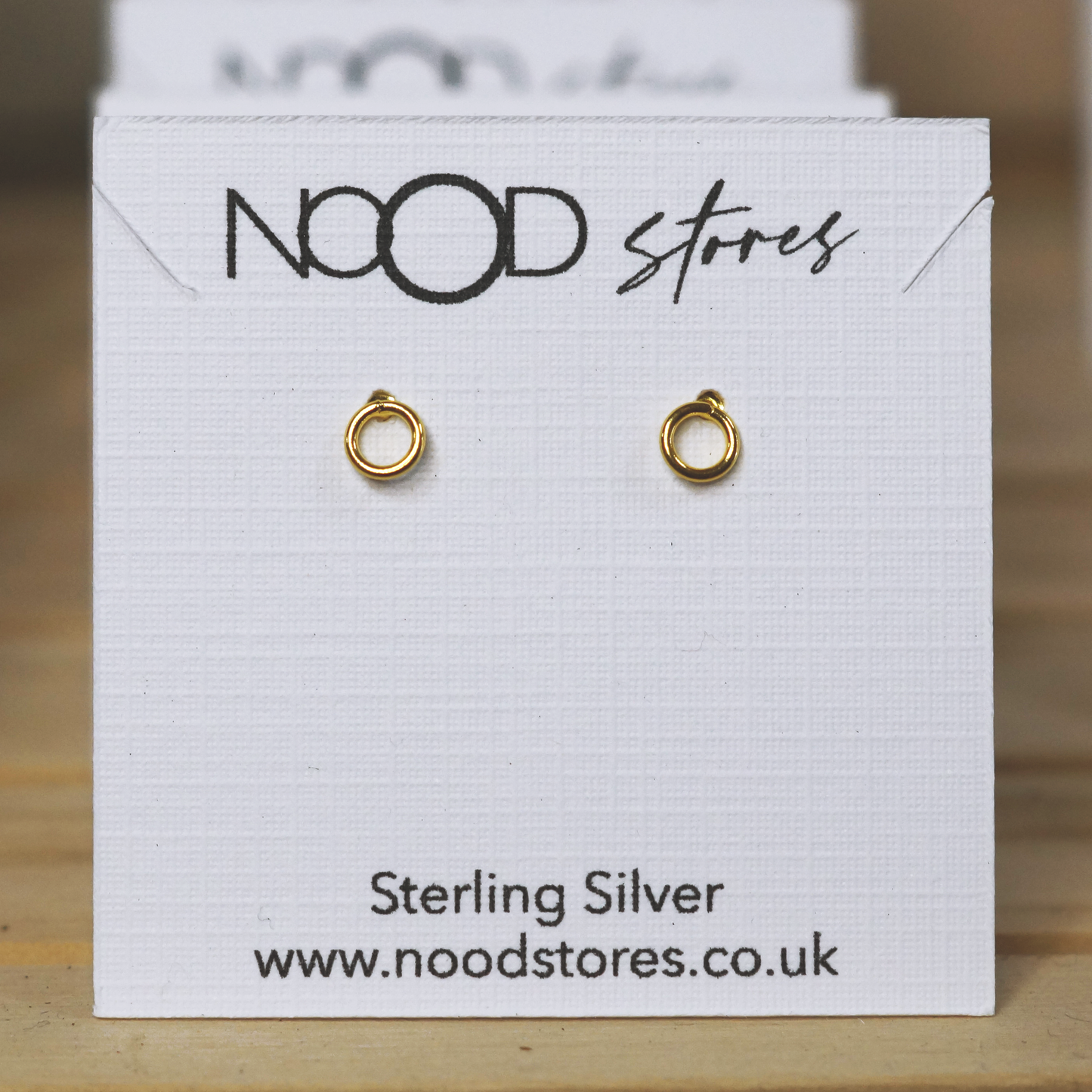 Small Circle Stud - Gold