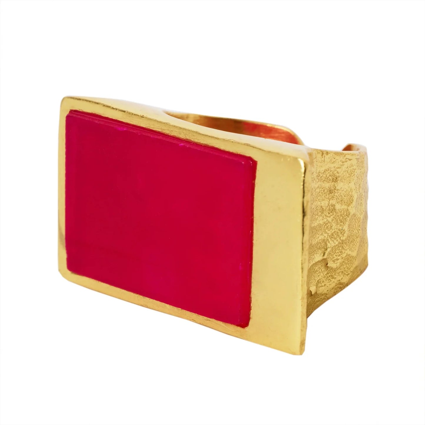 Luxe Gold Vermeil Gemstone Ring - YAAYAA London