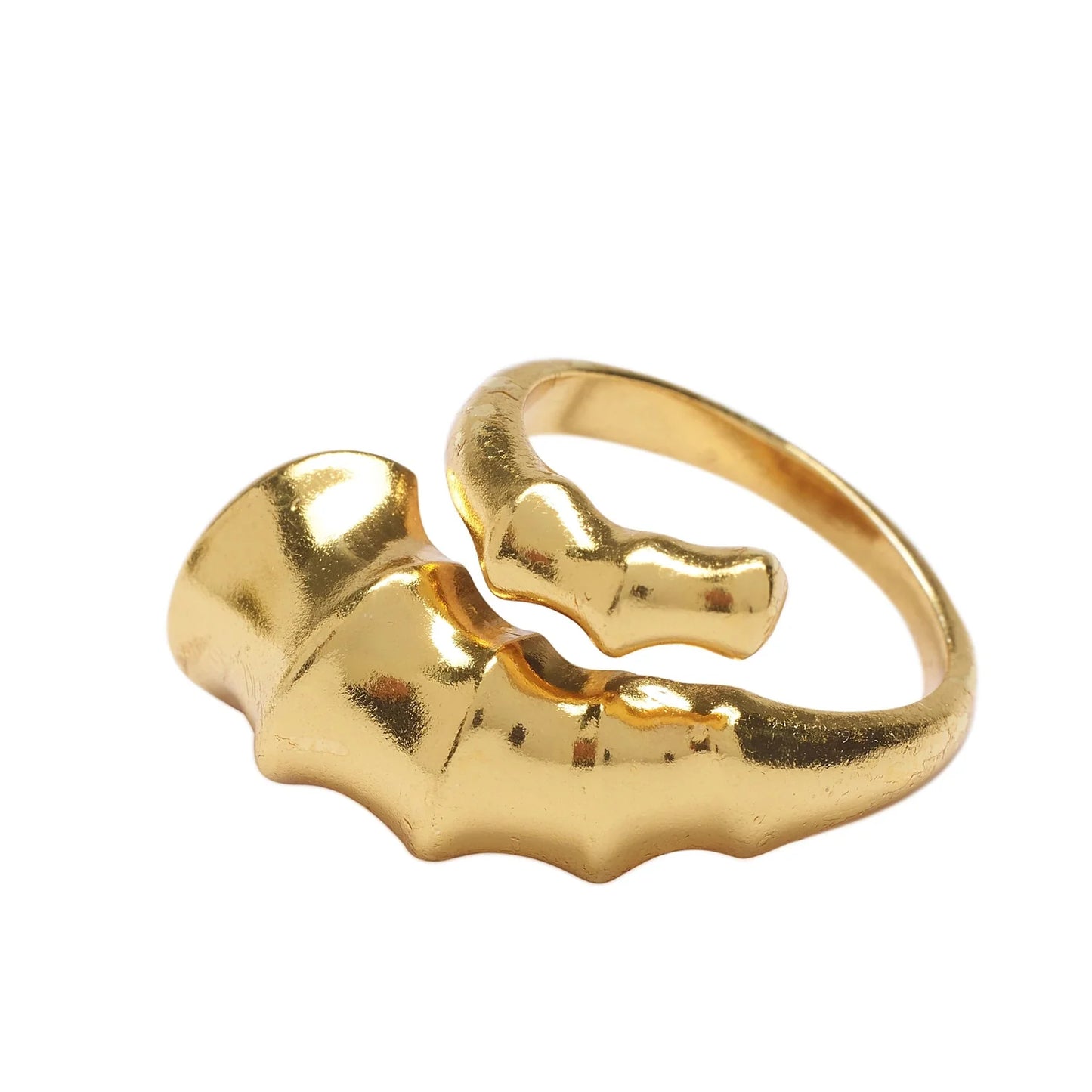'Strength' Gold Vermeil Ring - YAAYAA London
