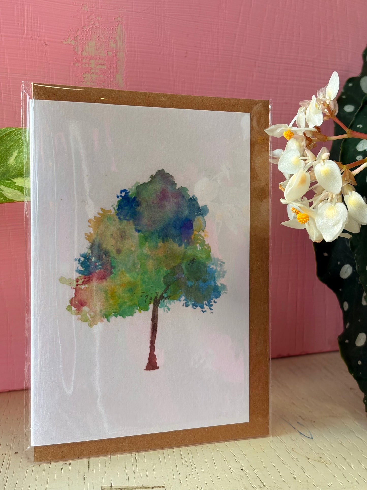 Camp Mohawk Tree Blank Greeting Card - Little Amelie Art