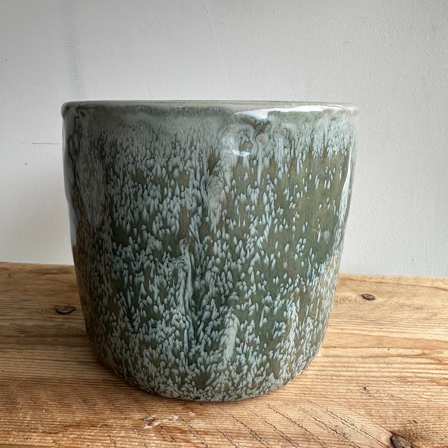 Blue Ron 16cm glazed pot