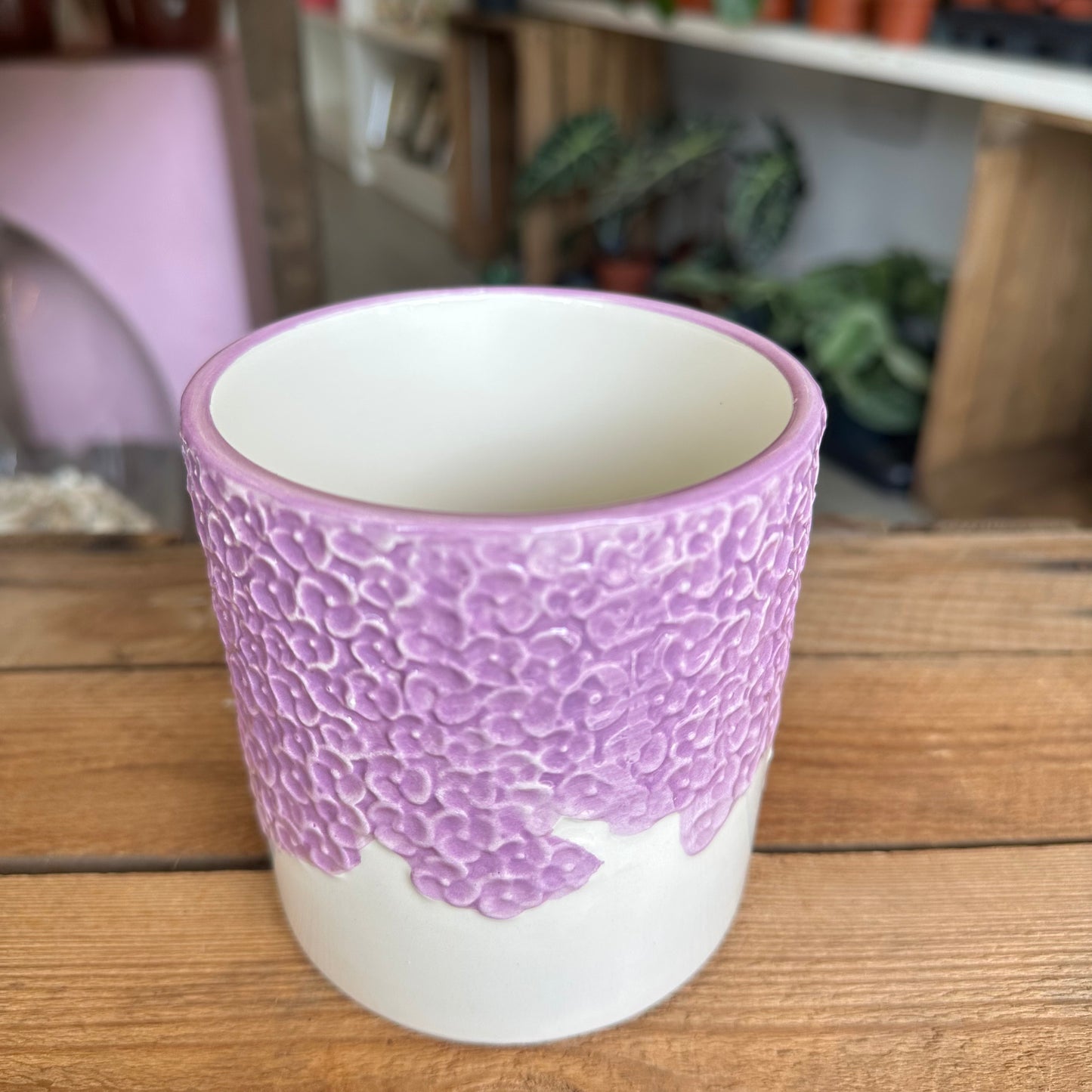 Purple Bloom Pot 9cm