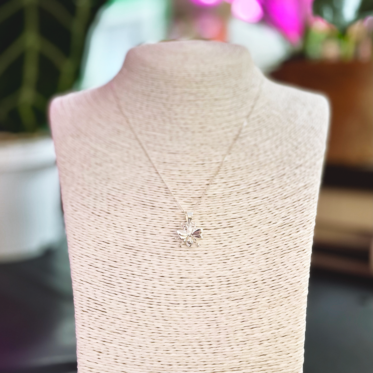 Bee Pendant Necklace