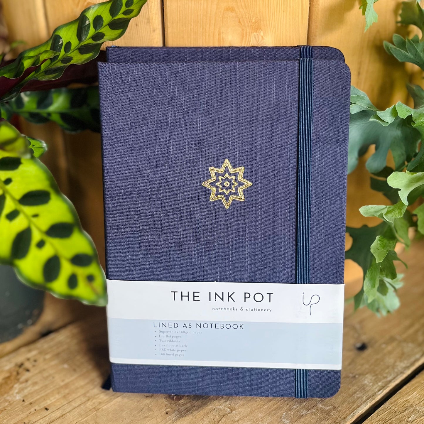 Navy Lined Bullet Journal