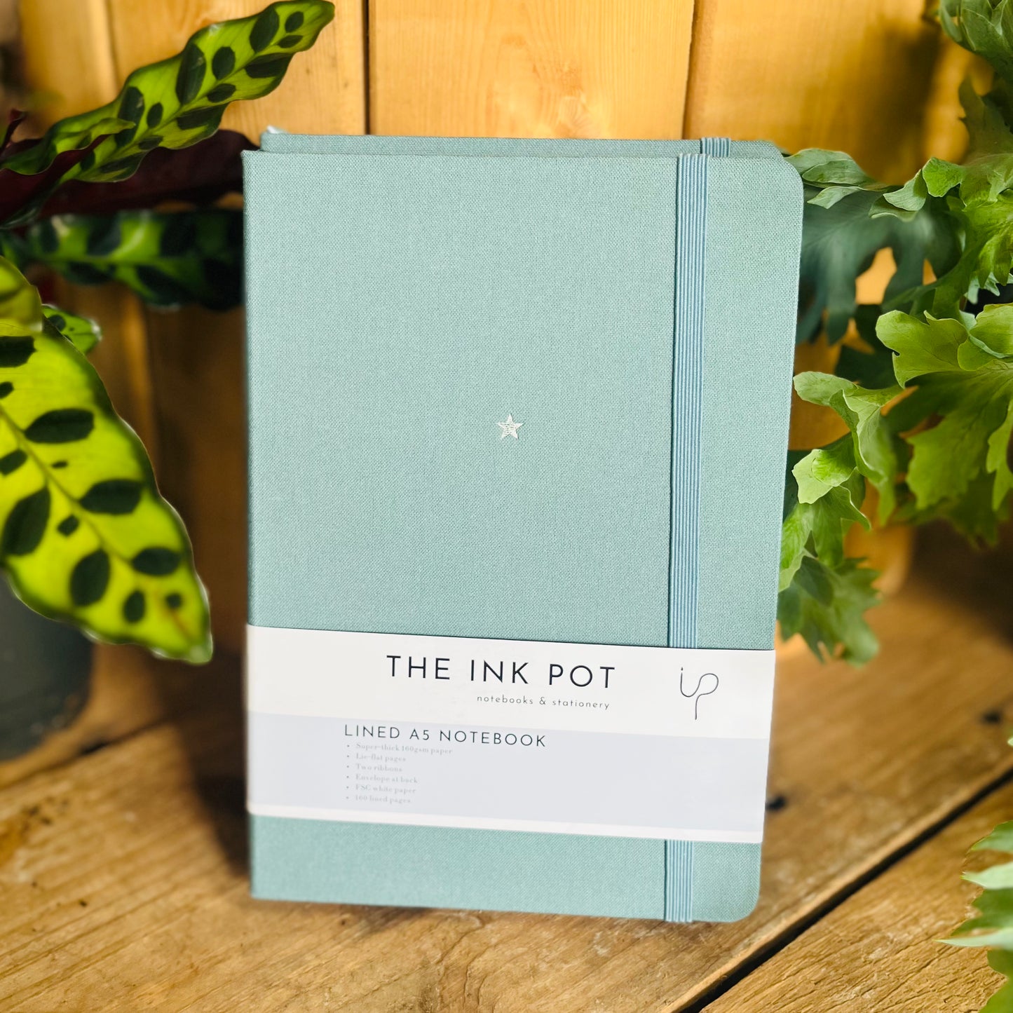 Teal Lined Bullet Journal