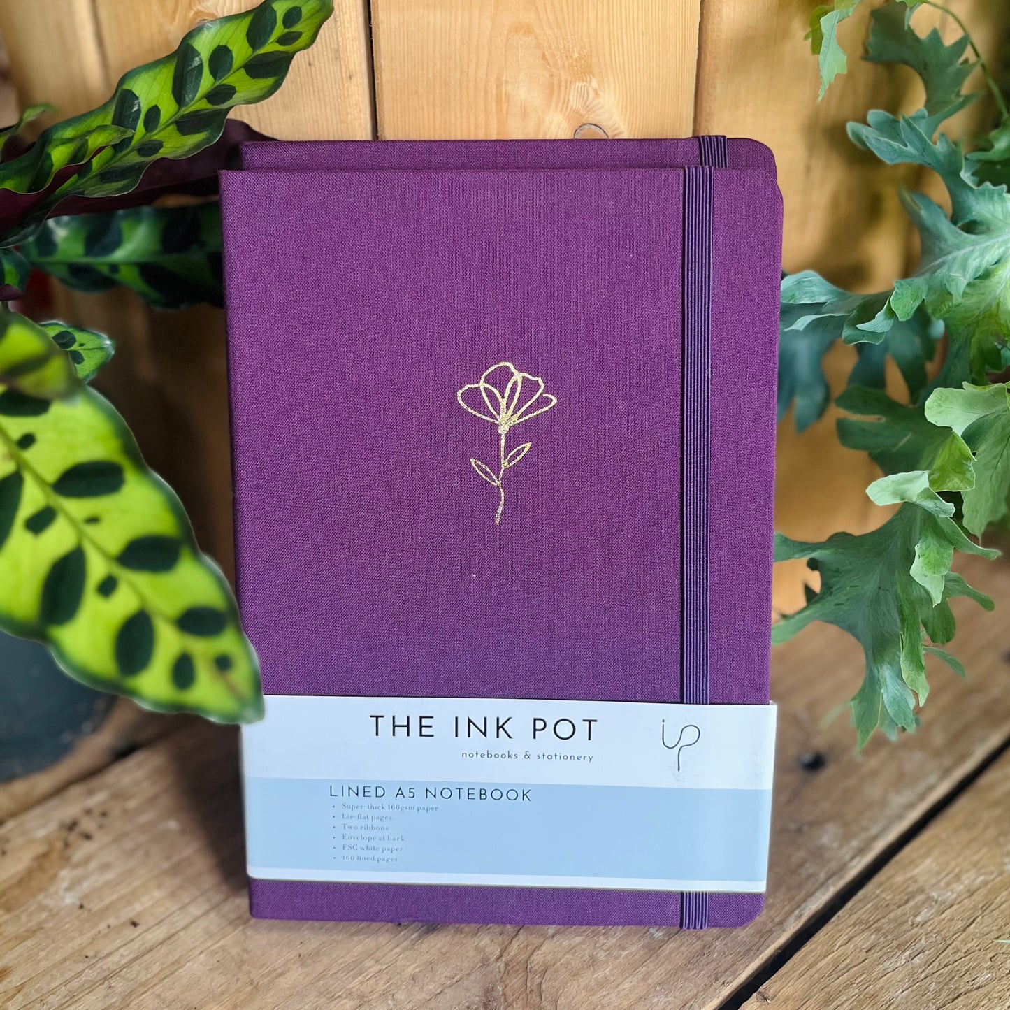 Purple Lined Bullet Journal