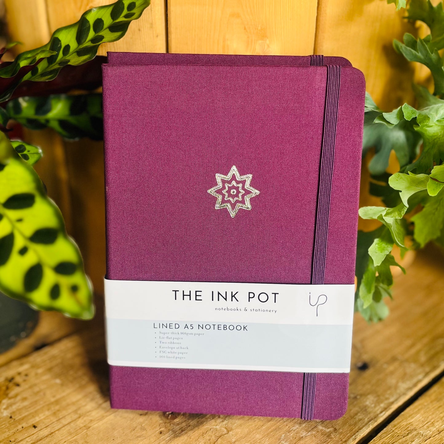 Purple Lined Bullet Journal