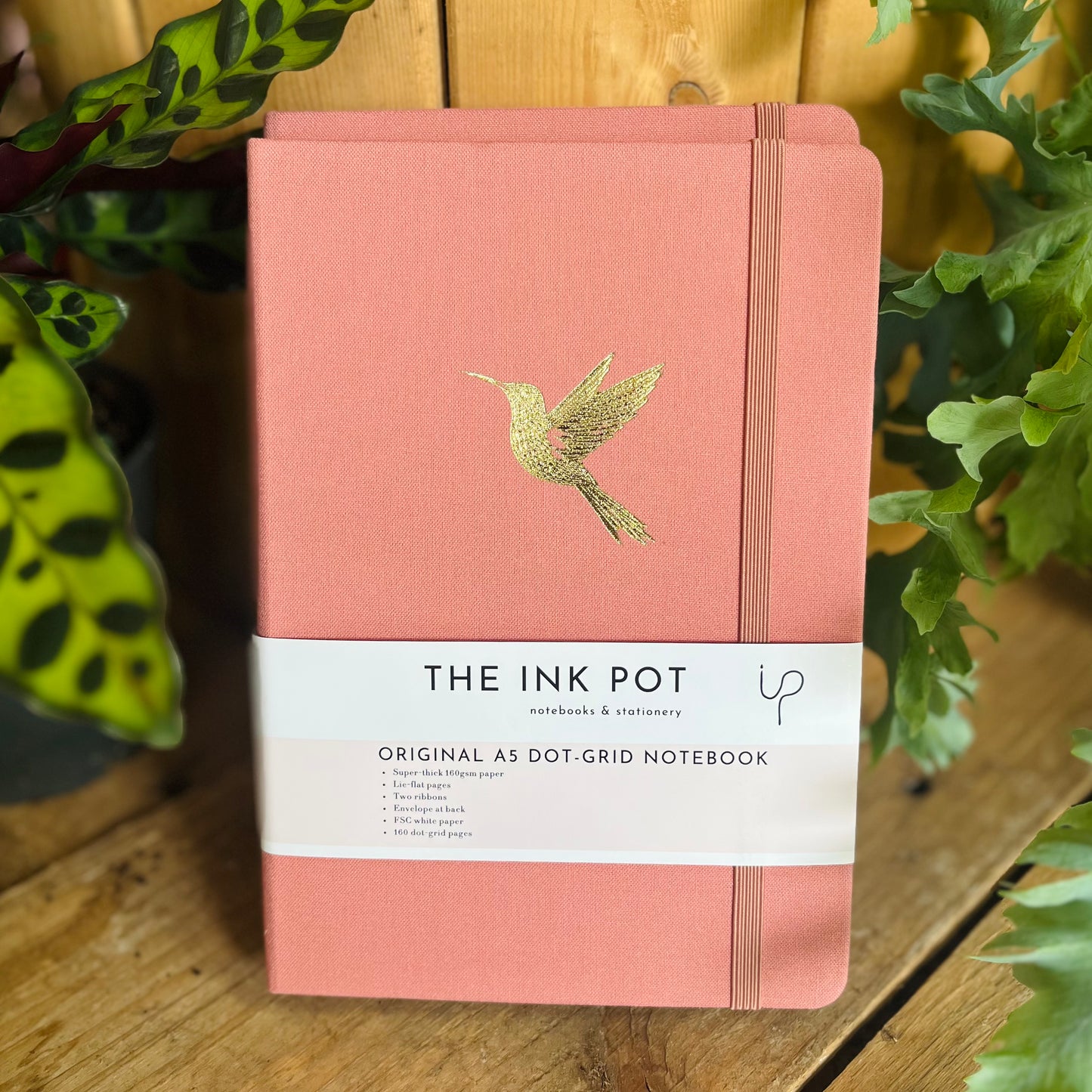 Salmon Pink Dotted Bullet Journal