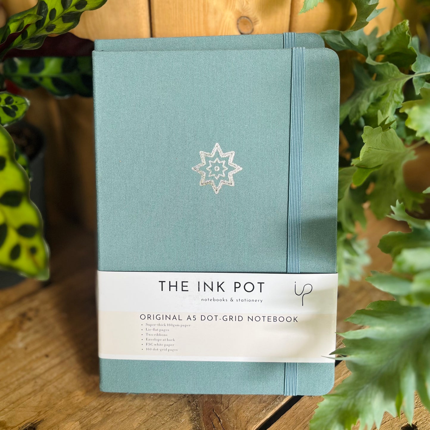 Teal Dotted Bullet Journal