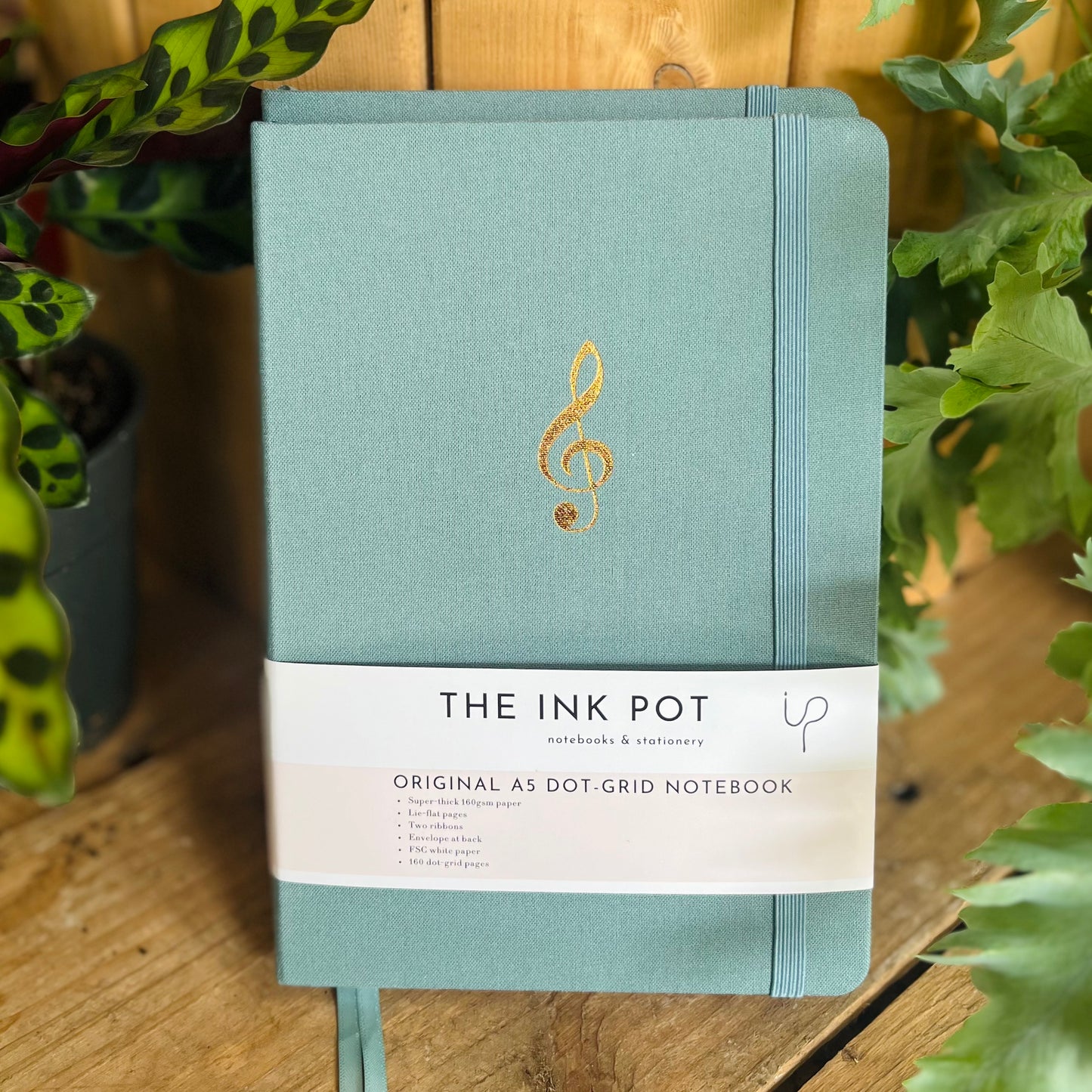Teal Dotted Bullet Journal