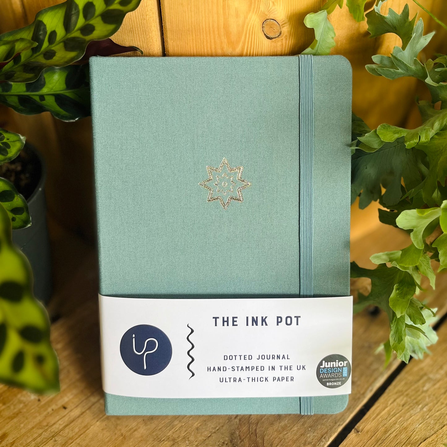 Teal Dotted Bullet Journal