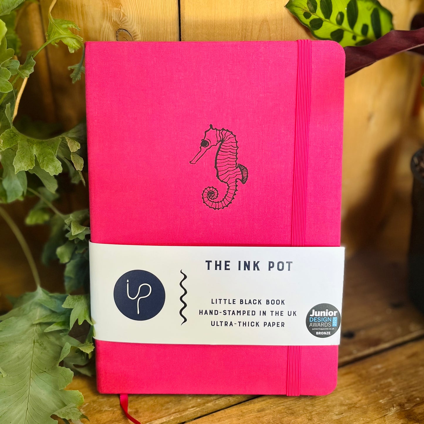 Fuchsia Black Paper Bullet Journal