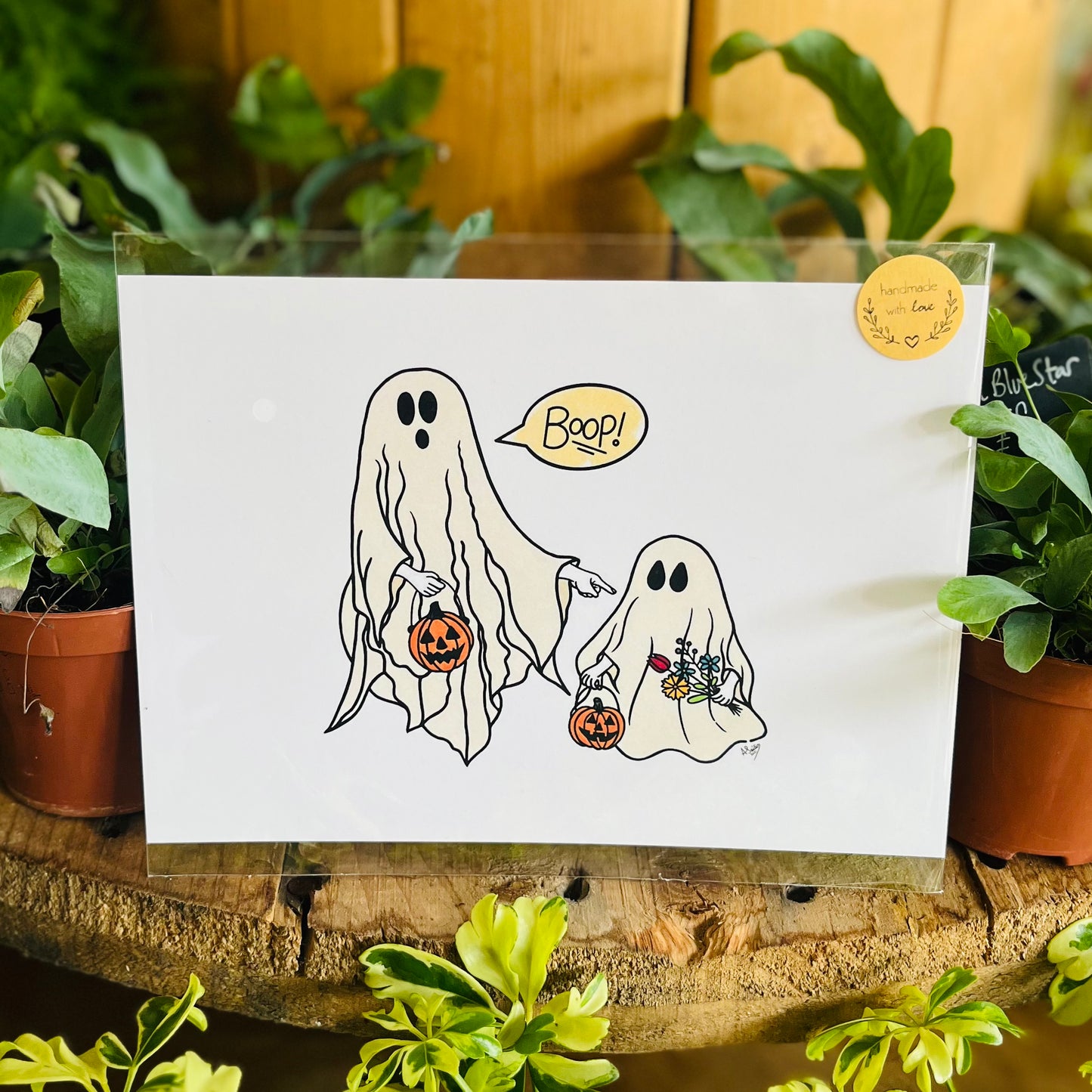 Boop! Ghost Print - Beastberry Designs