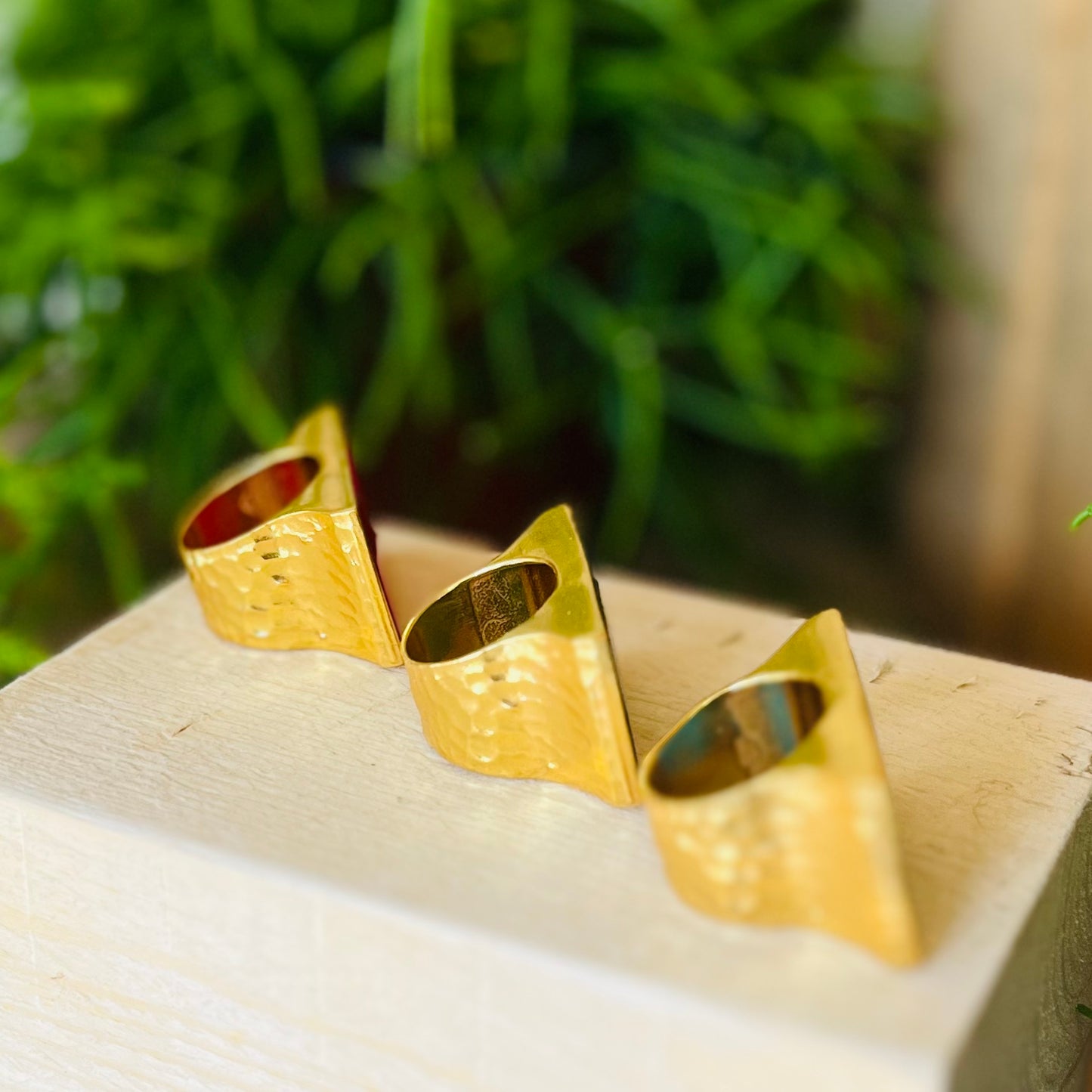 Luxe Gold Vermeil Gemstone Ring - YAAYAA London