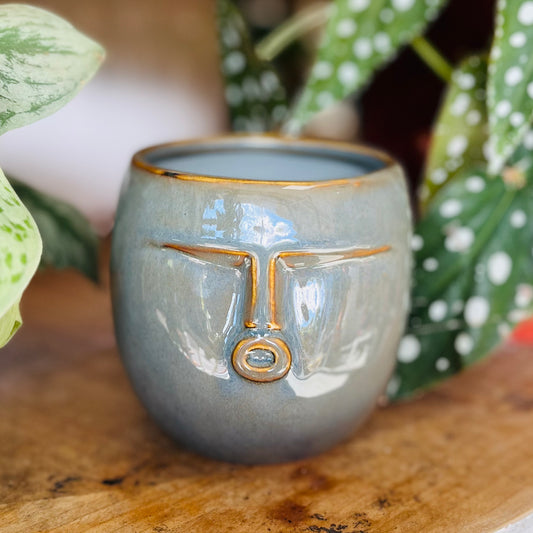 Gezict Face 10cm Plant Pot