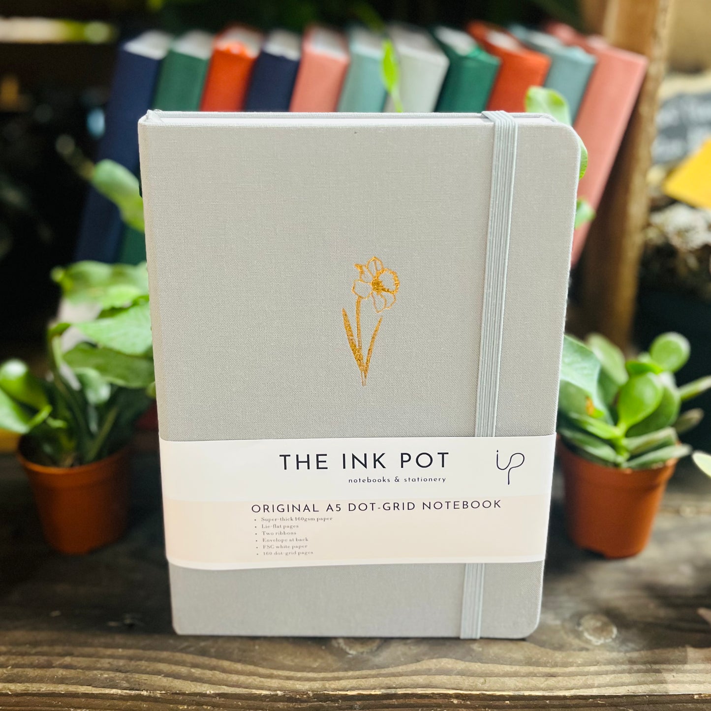 Grey Dotted Bullet Journal