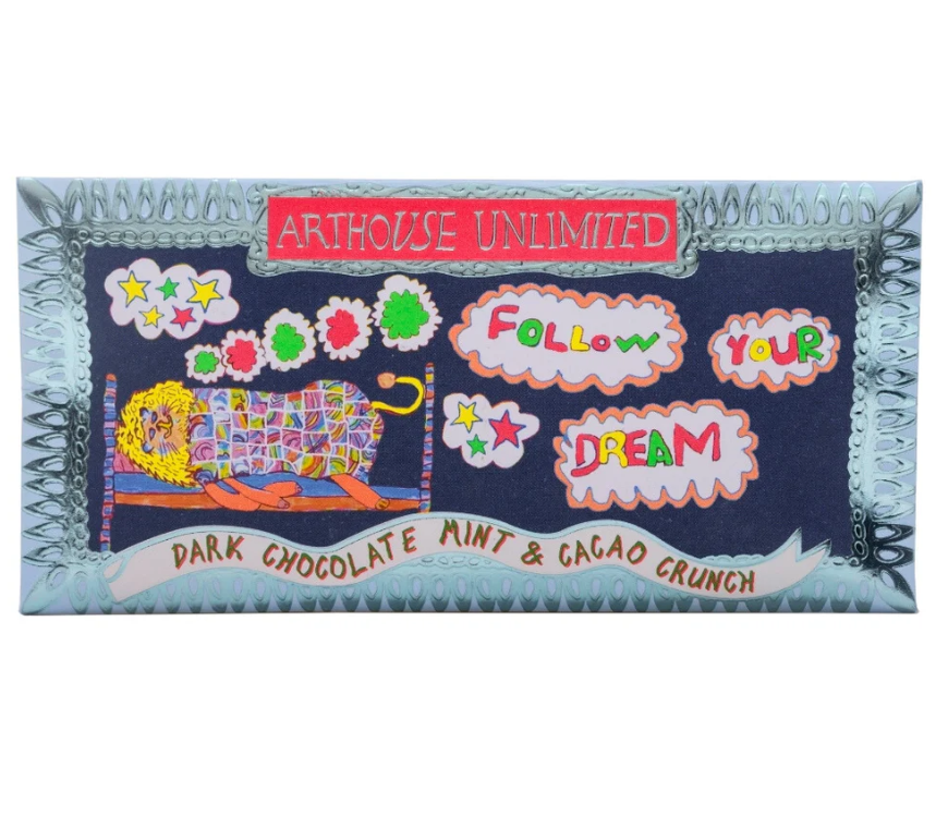 Dark Chocolate Mint & Cacao Crunch Chocolate Bar