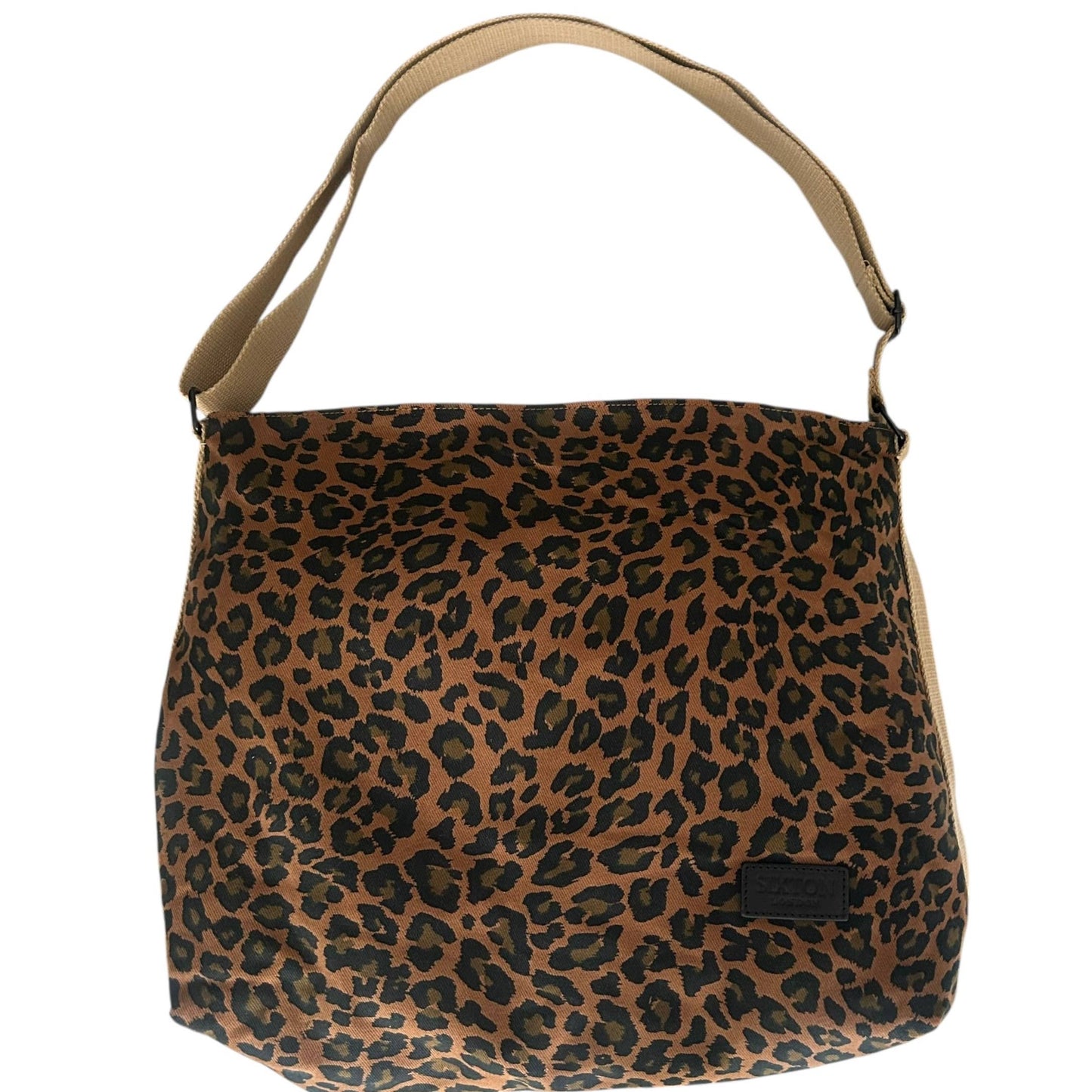 Messenger Bag - brown leopard print