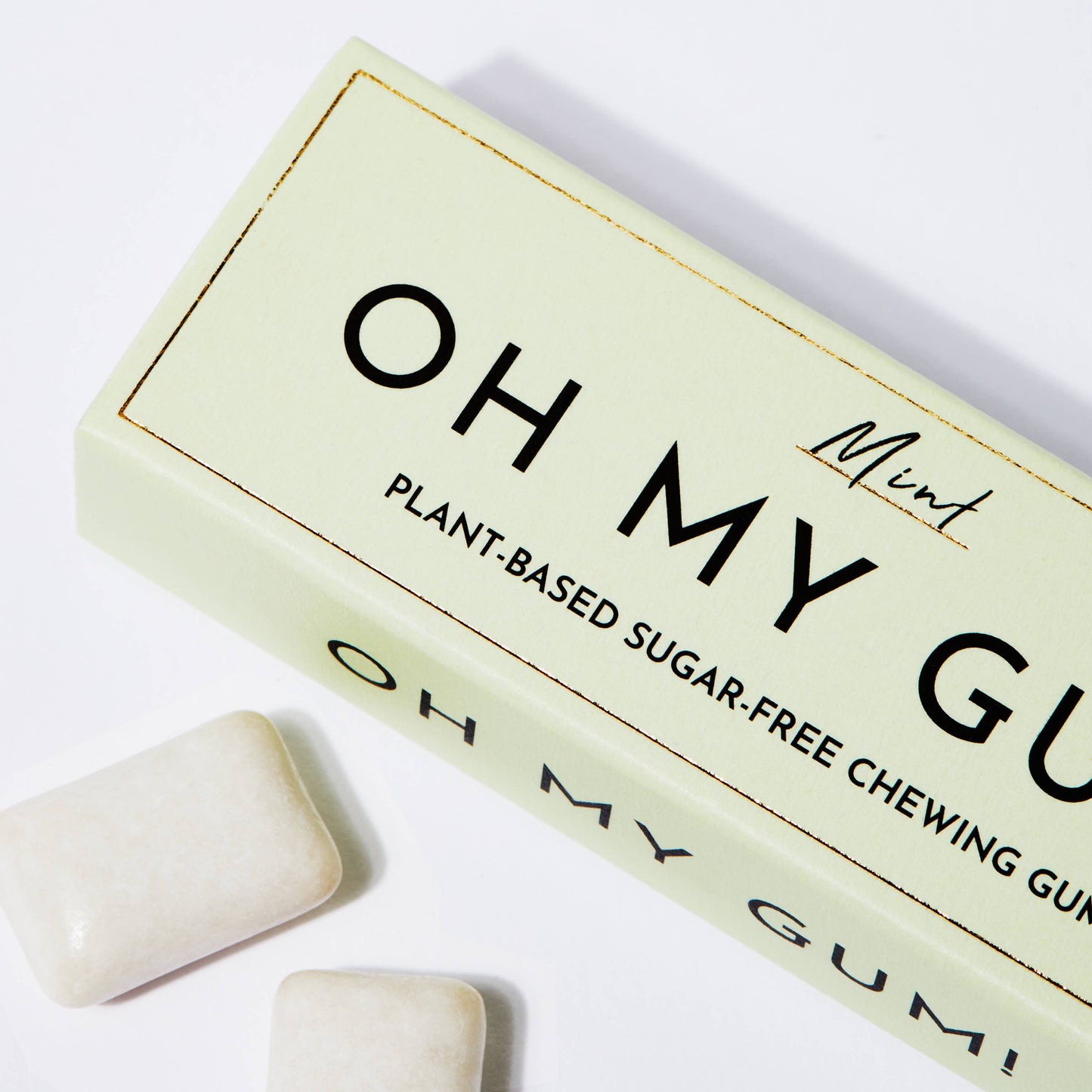 100% Plant-Derived, Vegan Chewing Gum - Mint
