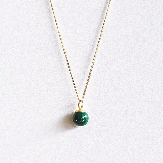 Green & Gold Ornamental Necklace