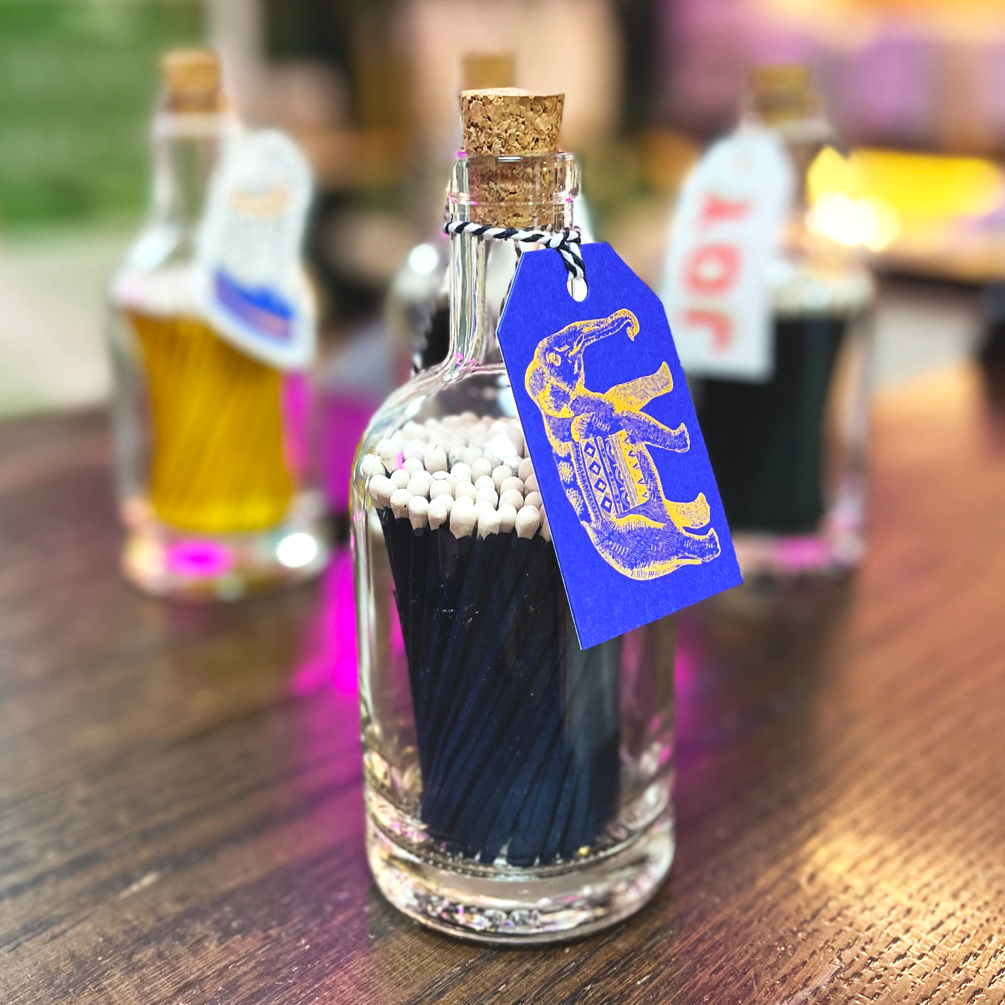 Elephant Bottle Matches