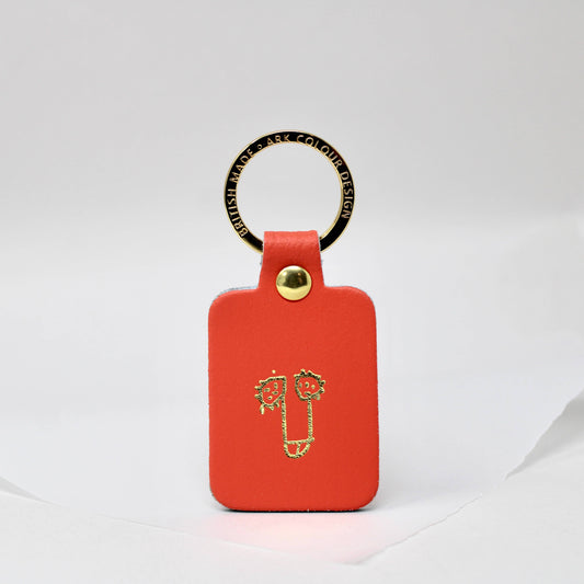 Willy Key Fob: Coral