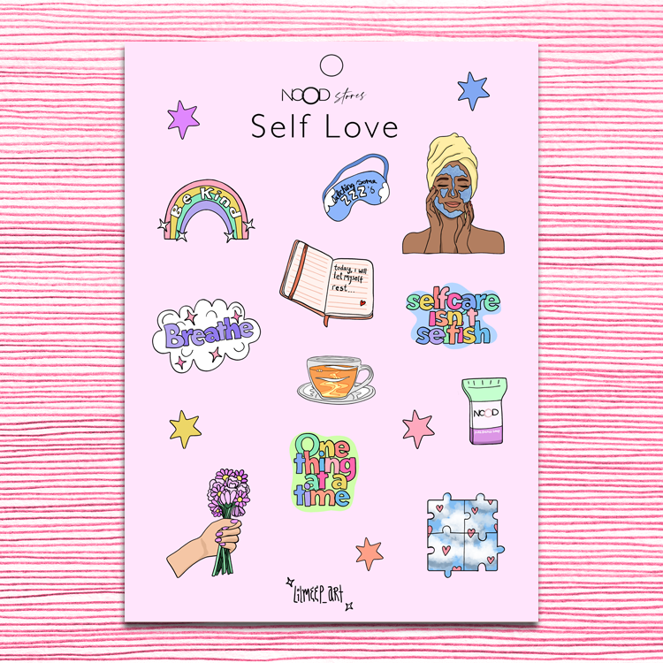 Self Care Sticker Sheet