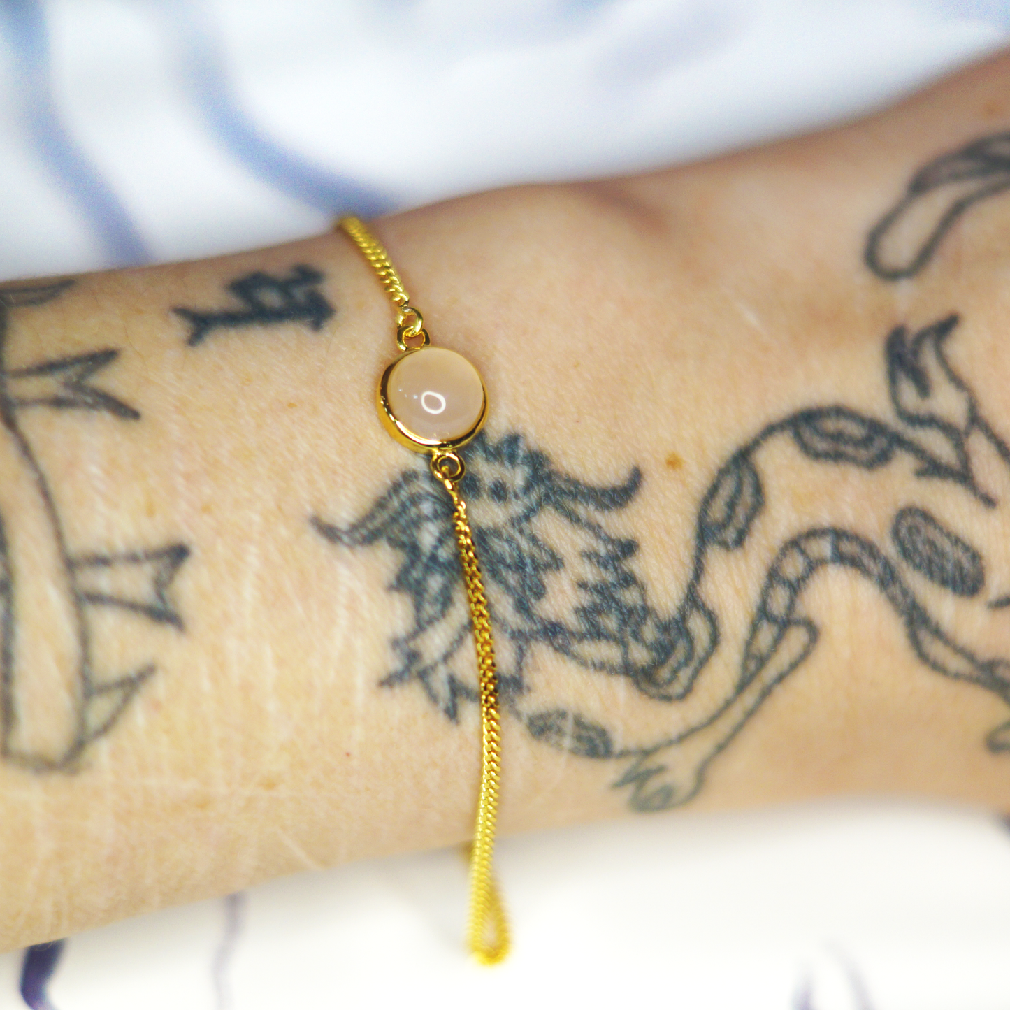 Lapis Gold-plated Bracelet