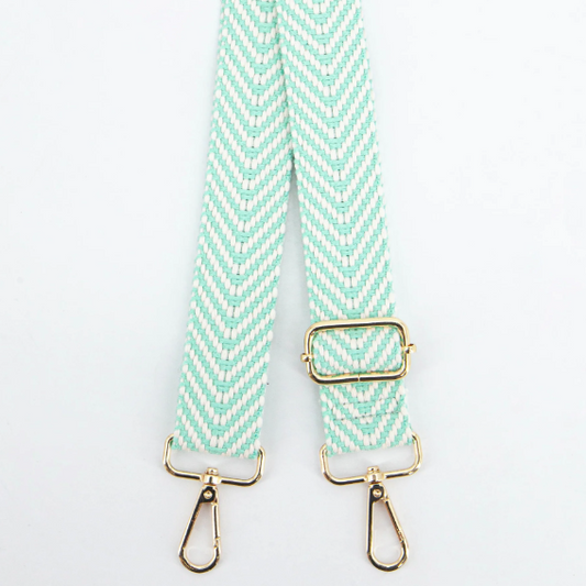 Green Woven Crossbody Strap