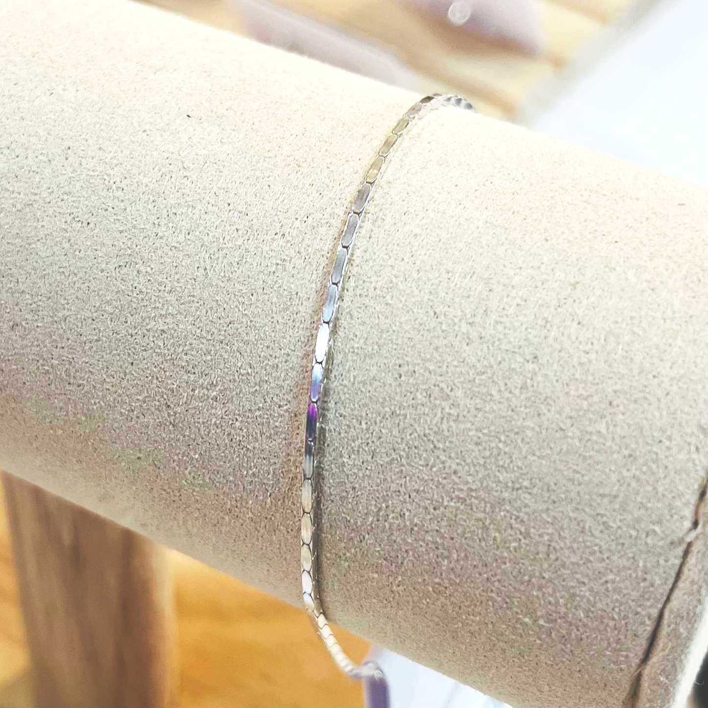 Fine Silver Snake Chain Bracelet