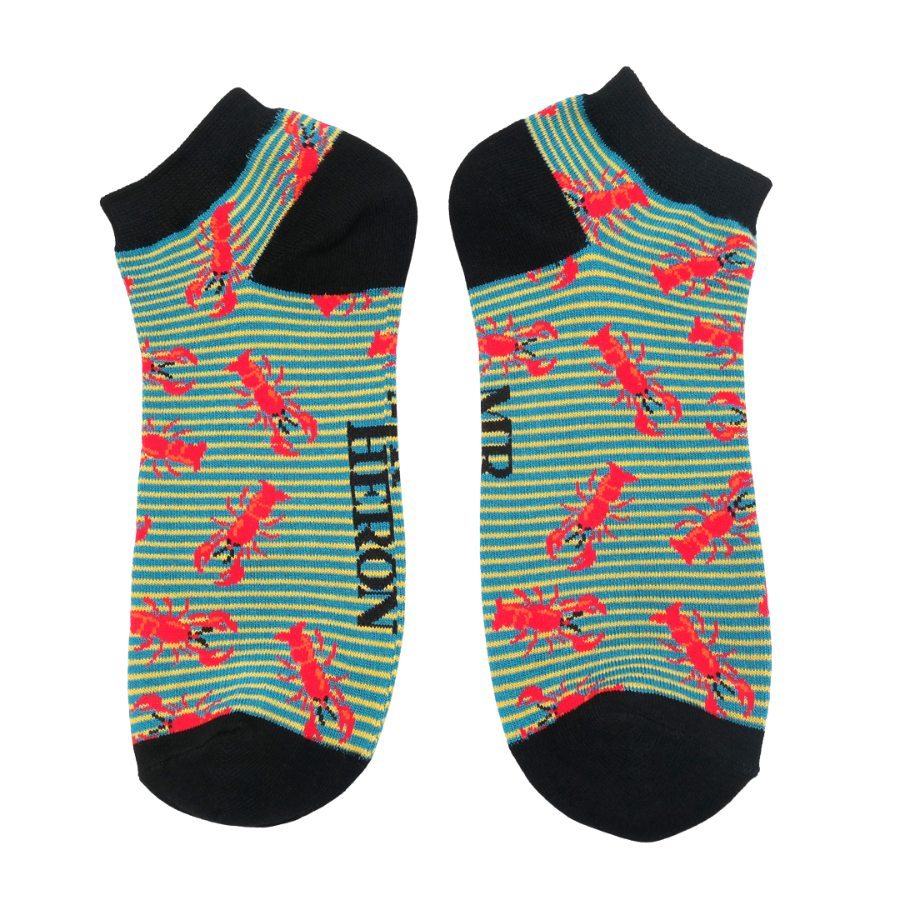 Striped lobster Trainer bamboo Socks