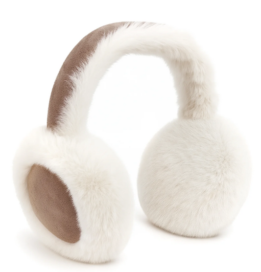 Tan Faux Fur Earmuffs