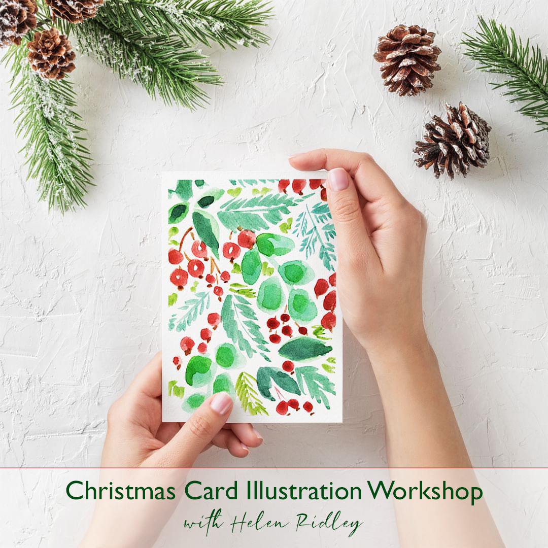 Christmas Card Watercolour Illustration Workshop