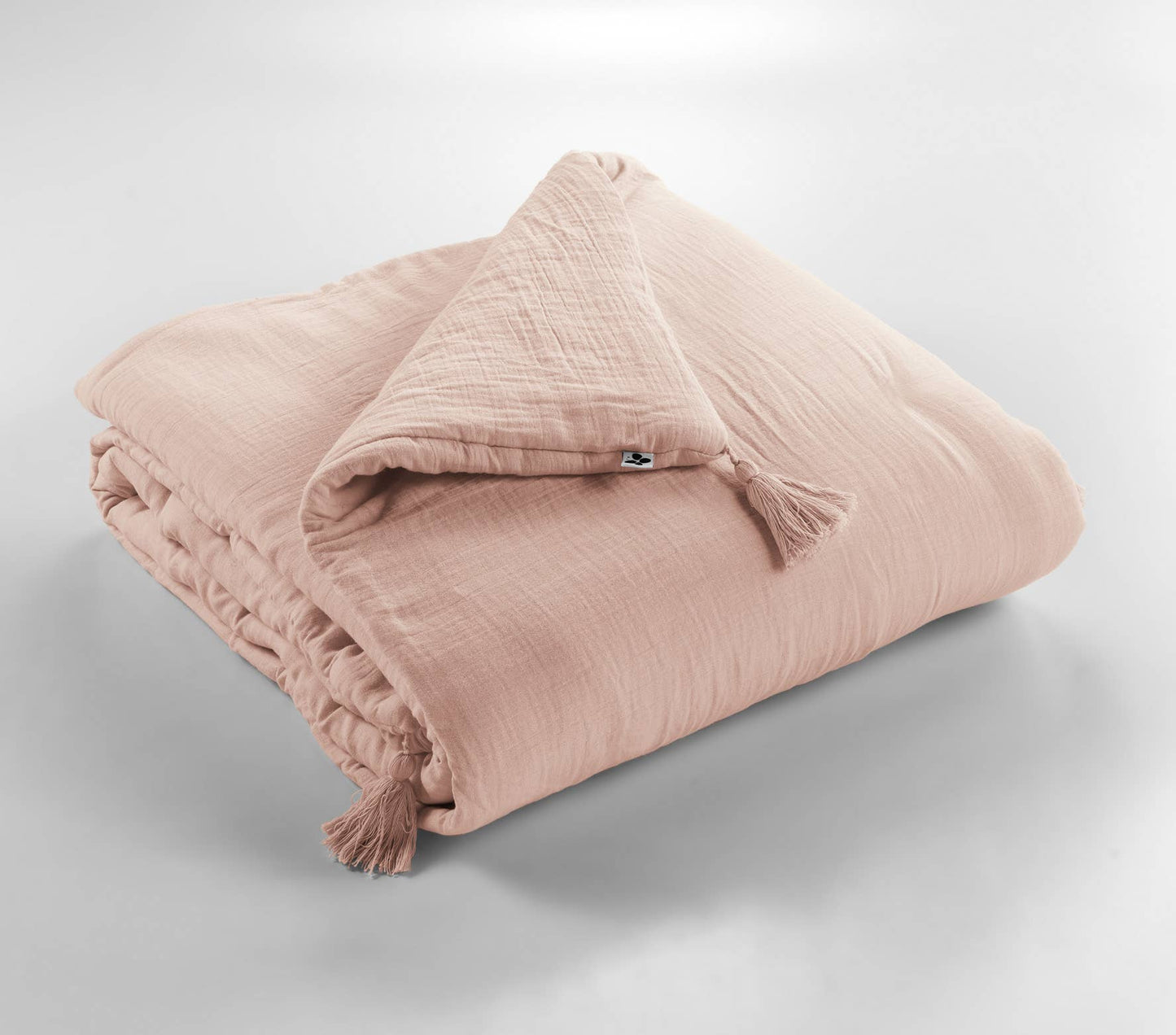 GAÏA Beige Blush Cotton Quilt