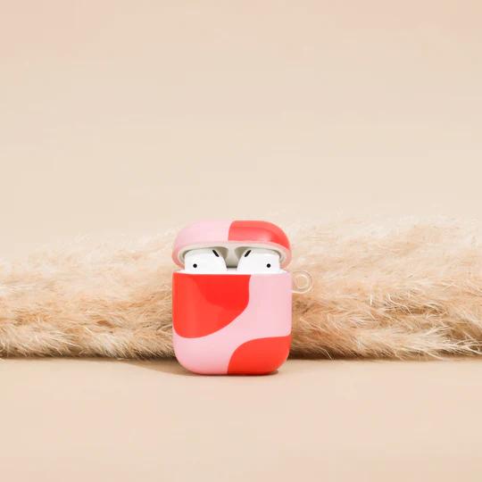 Airpods Case - Abstract Pink and Red