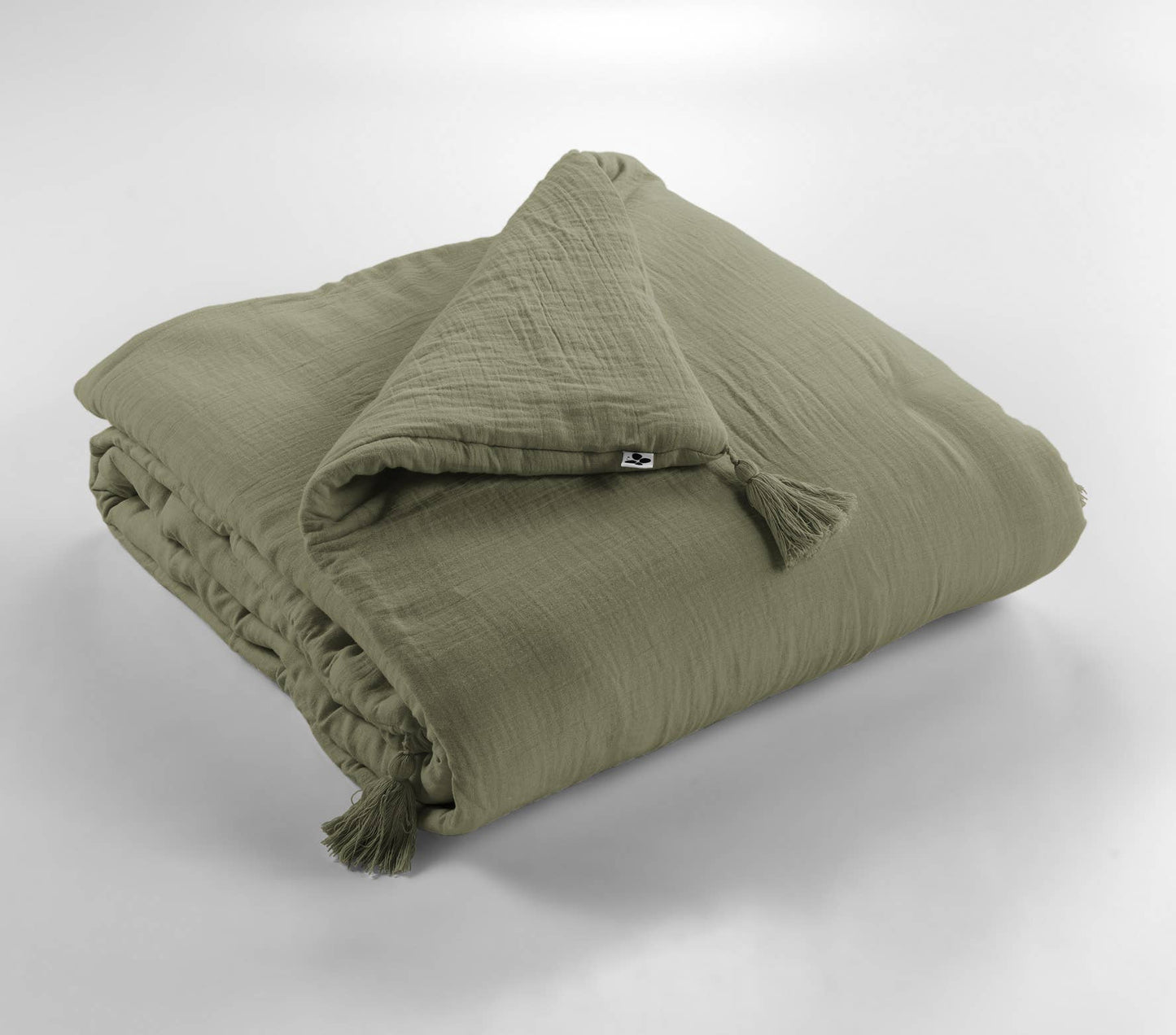 GAÏA Rosemary Cotton Gauze Quilt