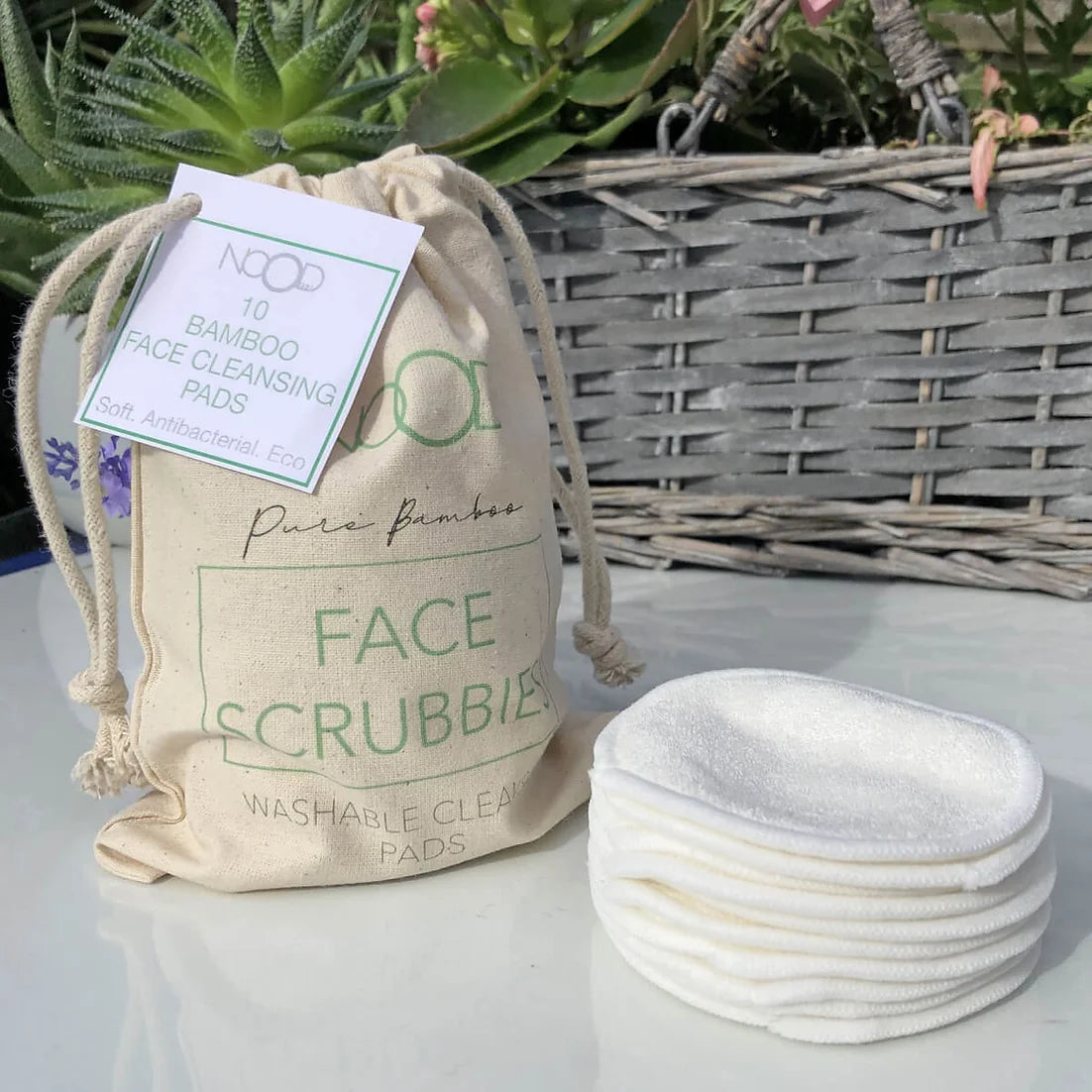 Bamboo Face Scrubbies (Pack of 10)