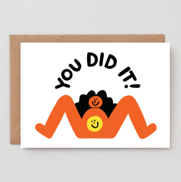 You did it Greetings Card