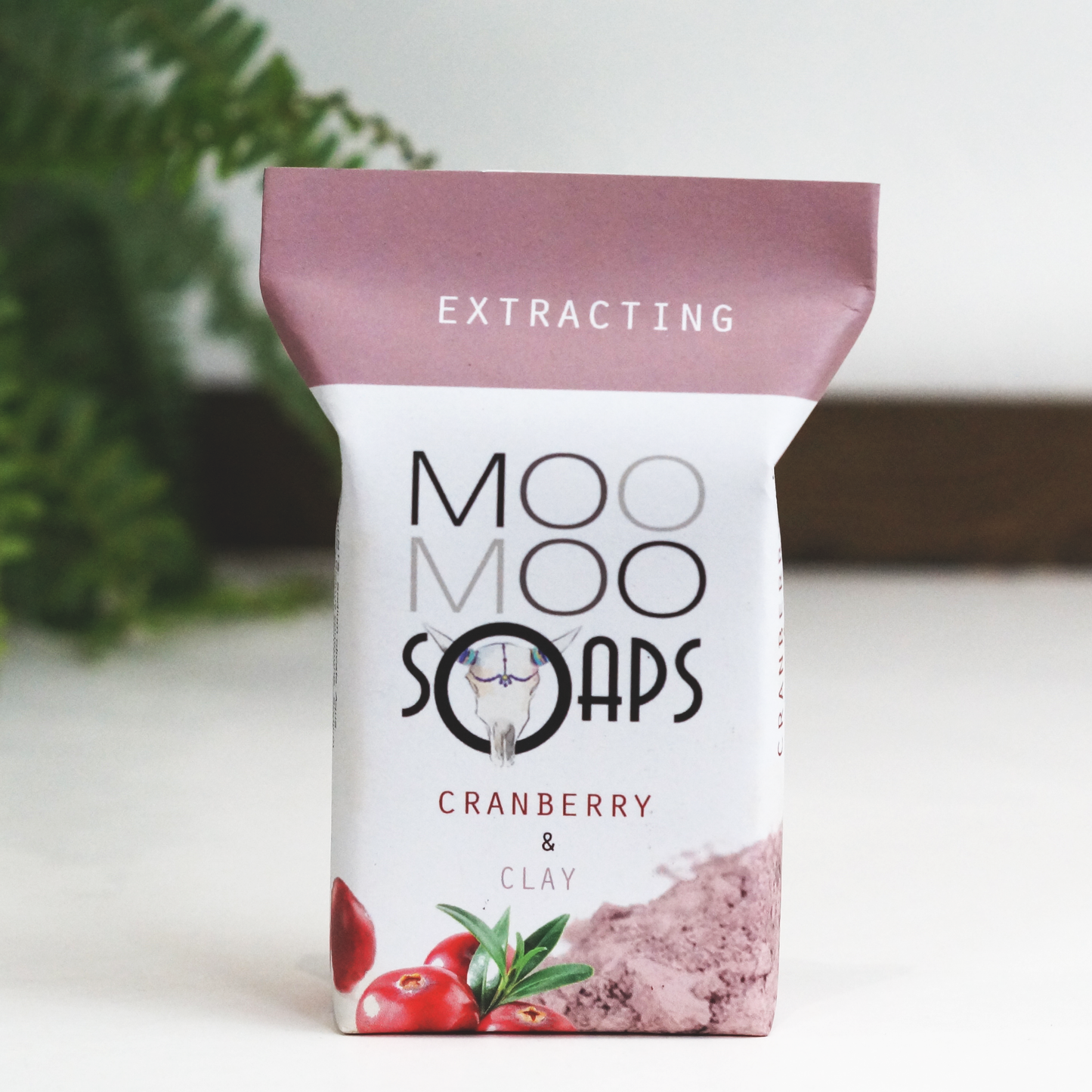 Cranberry & clay soap