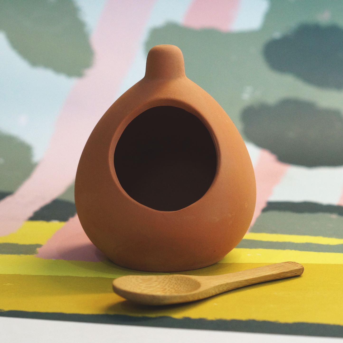 Terracotta Salt Pig