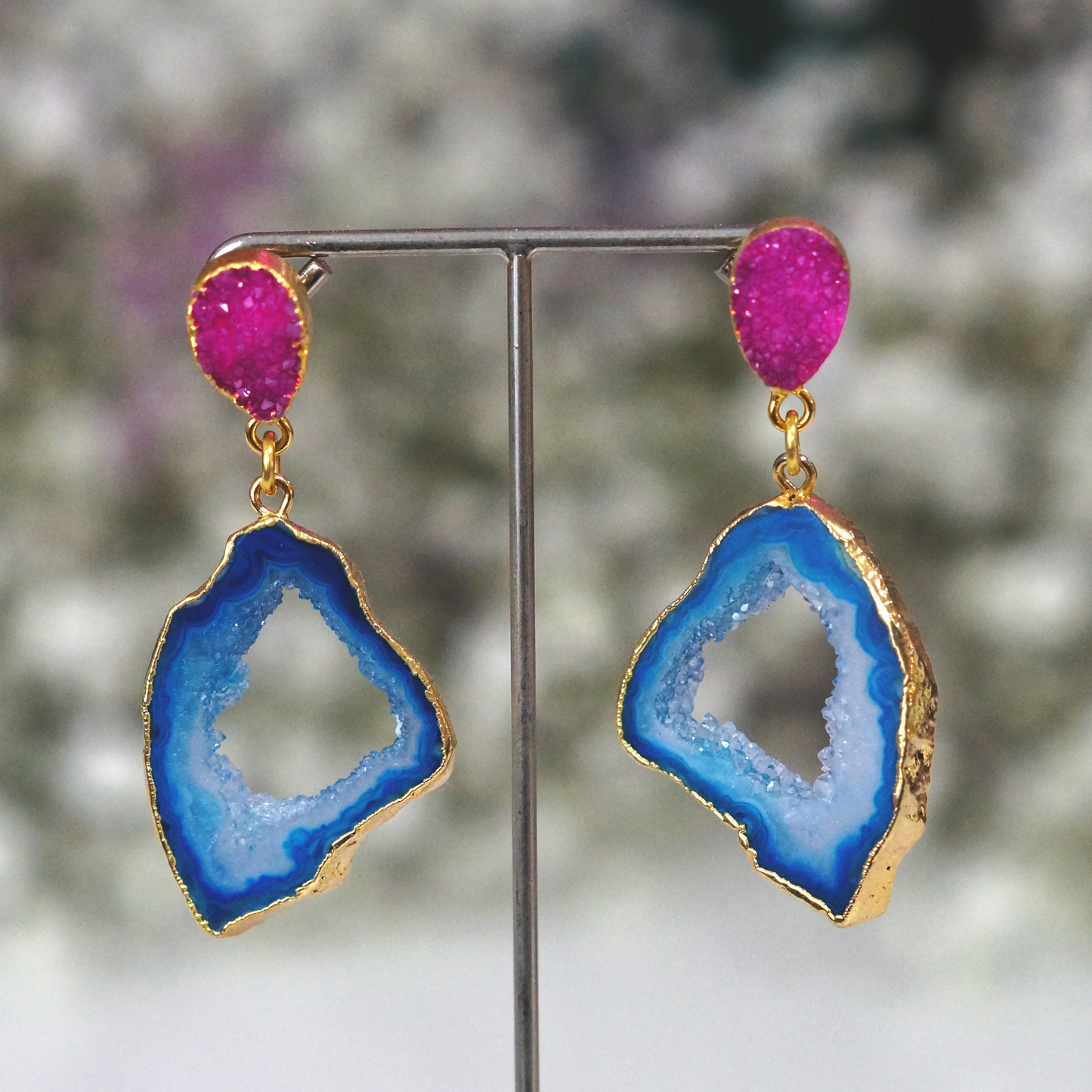 Agate 'African Slice' Earings - YAAYAA London