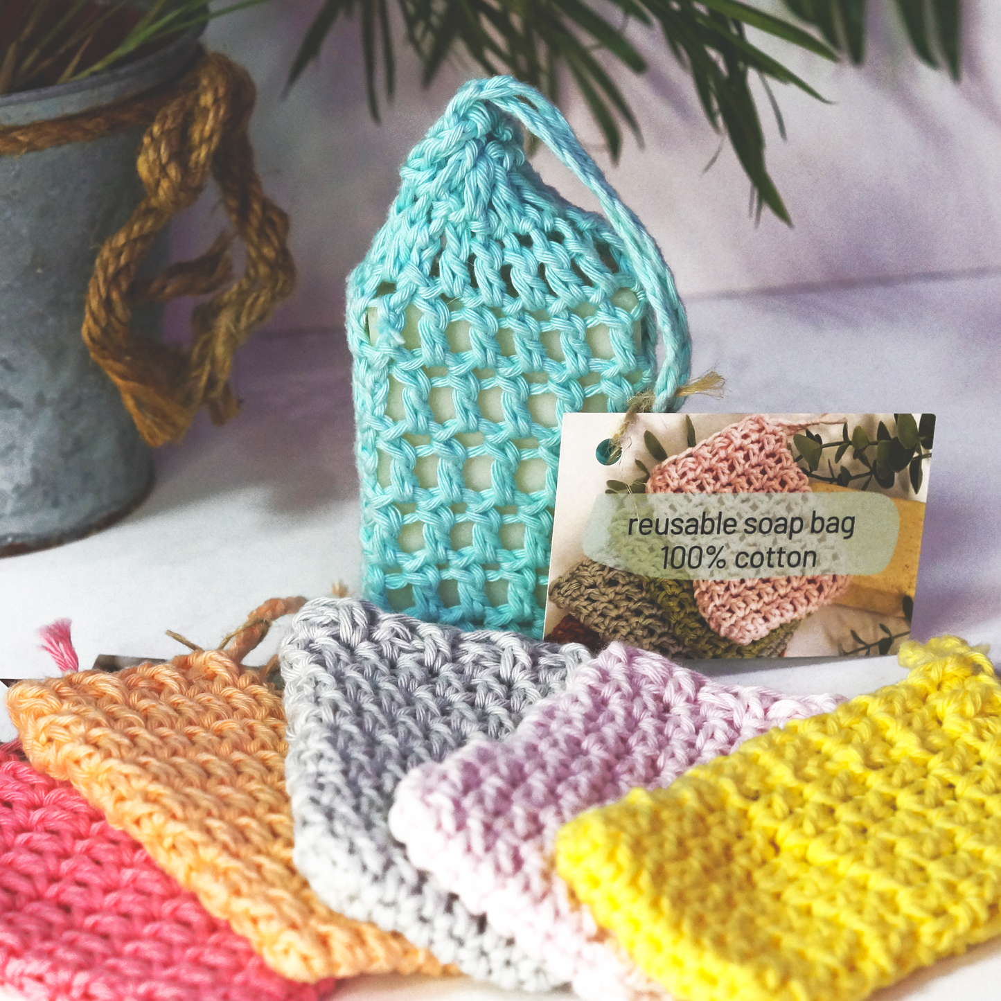 Crochet Soap Bag
