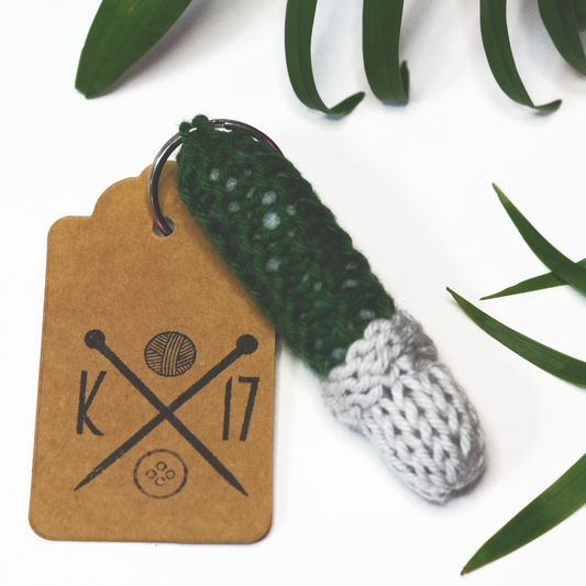 Cactus Crochet Keyring