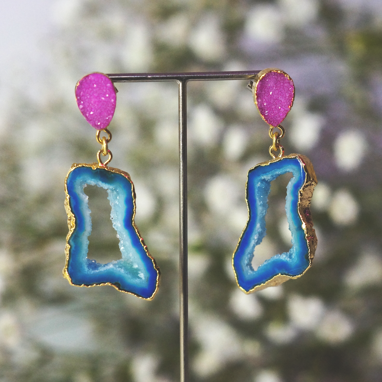 Agate 'African Slice' Earings - YAAYAA London